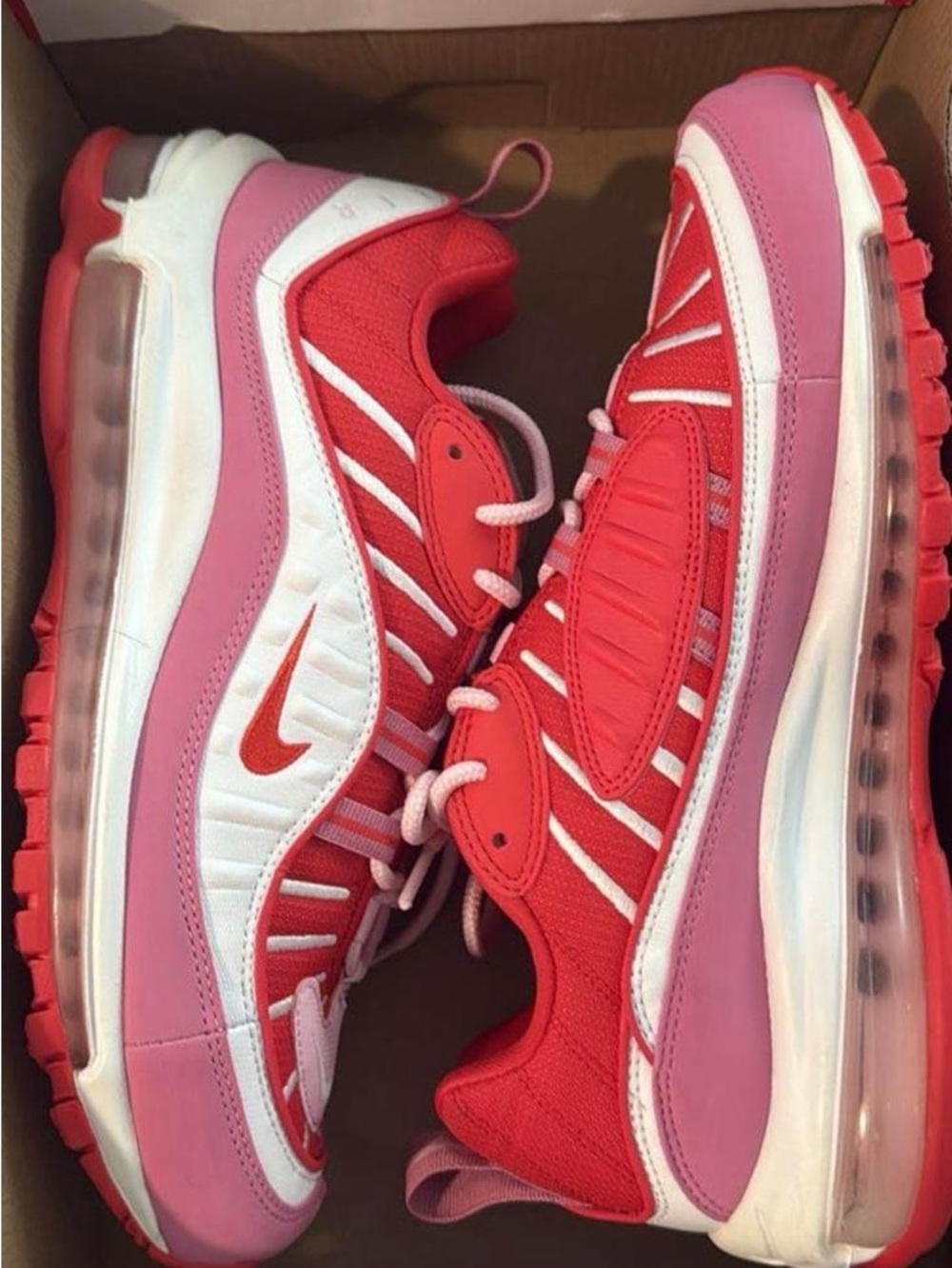 Nike Women’s Air Max Pink & Red Running Shoes
